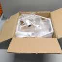 3-Light Flush Mount Ceiling Light Fixture, Modern Close to Ceiling Light with White Metal Hexagon Cage, Farmhouse Ceiling Light for Bedroom, Hallway, Entry, Foyer, Kitchen