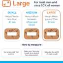 Sleep Tape for Adults - Mouth Tape for Adults- Improves Your Sleep Quality - Promotes Nasal Breathing During Sleep - Reduces Mouth Breathing and Snoring - Comfortable & Elastic (L)