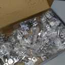 Cabinet Hinges - 24 Pack for 1/2 inch Overlay Cabinet, Face Frame Concealed 105Deg Self Closing Hinges, Stainless Soft Close Cabinet Door Hinges with Mounting Screws and Repair Plate