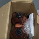 Go2garden 12.4" Solar Outdoor Lanterns Waterproof Garden Gifts Women, Moon Solar Outdoor Lights for Balcony, Backyard Porch Mothers Day Gifts for Mom, Grandma(2Pack, Red Copper)