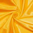 NSGZ Yellow Satin Fabric by The Yard, 2 Yards 60" Wide Silky Fabric, Solid Satin Cloth Fabric for Bridal, Wedding, Dress, Crafting, Decoration