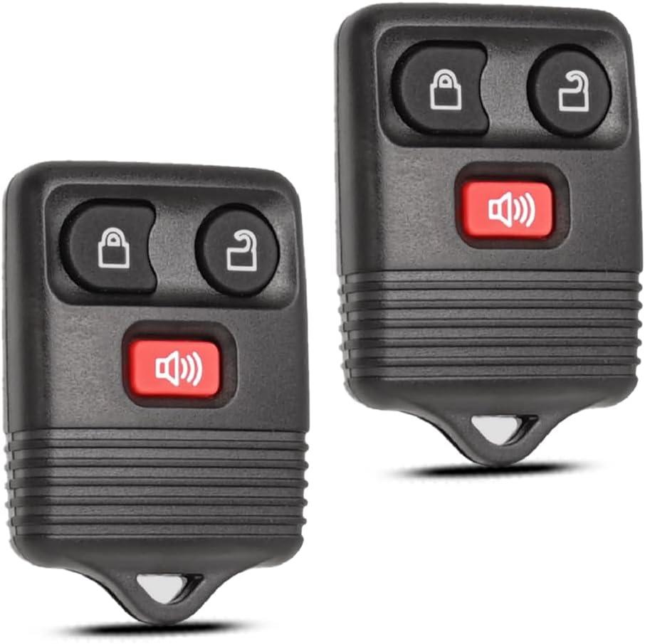 SUPALAND Key Fob Keyless Entry Fits for Ford F150 F250 F350 Explorer Expedition 1998-2016 / Ranger Escape Edge E150 Freestar / Lincoln Navigator Mazda 3 Button Remote Control Replacement CWTWB1U345