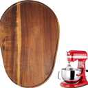 Acacia Wood Mixer Slider Mat for Kitchen Aid 5-8 Qt Tilt-Head Stand Mixer Kitchen Appliance Slider Tray Countertop Storage Attachments