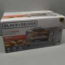 BLACK+DECKER Crisp 'N Bake Air Fry Countertop Convection Toaster Oven, Medium Capacity, 4-Slice, 5-in-1, Fits 9 Pizza, 30-Min Timer, Bake, Broil, Air Fry, Toast, Keep Warm, Stainless Steel