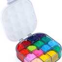 Transon Paint Saver Storage Palette Box 16well Portable Airtight Moisturizing White