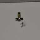 Adjustable Door Latch 2-3/8''(60mm) or 2-3/4''(70mm), 45 Turning Angle Universal Door Lock Replacement Part with 3/10'' (7.7mm) Square Hole, Handles or Deadbolts Not Included