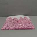 Christmas Tree Collar, 24 Inch Xmas Tree Ring Fabric Square Skirt for Artificial Trees, Snow Cover and Sequin Christmastree Box Collar,Holiday Christmas Home Decor for Decorations (HOT Pink)