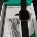 Apple Watch Ultra [GPS + Cellular 49mm] Titanium Case with Midnight Ocean Band, One Size (Premium)