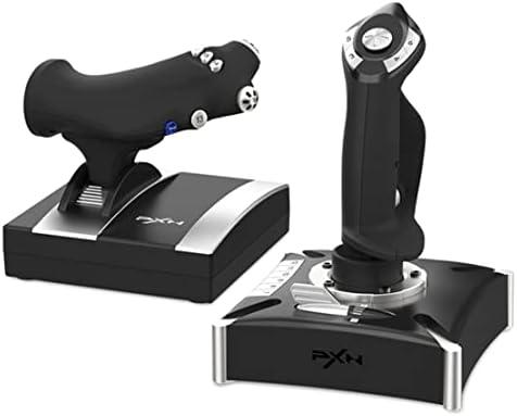 PXN-2119Pro Flight simulator controls Flight Stick with Vibration for PS4/xbox one/xbox Series X/S PC Windows 7/8/10/11（Not Support Mac Systems PS3/ PS5/xp/vista）Original handle guide