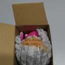 Plush Chew Toys for Large Dogs, Tough Crinkle Stuffed Animal Squeaky Interactive Toys for Small Medium Large Dogs, Keep Them Busy, Big Pet Toys (gray & pink)