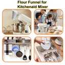 2 Pcs Silicone Flour Funnel for Kitchen Aid Mixer, Preventing Flour Spills