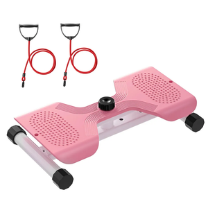 Waist Twister Machine Exercise, VIVIFICACCELE AB Twister Board Weight Capacity Up to 330LB, Noiseless Workout Equipment with Resistance Bands for Slim Waist and Core Exercise, Home Gym Equipment