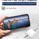 Apple USB-C to USB Camera Adapter with 100W Charging Port, USB 3.2 OTG 10Gbps Cable for iPhone/iPad to Connect Card Reader, USB Flash Drive, SSD Hard Drive, Keyboard, Mouse, Hubs, MIDI, Plug & Play