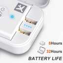 Airplane Bluetooth Adapter, 2 Headphones Support, 32Hrs Playtime, aptX Adaptive/Low Latency/HD Wireless Audio Transmitter for Airpods & Bluetooth Headphones, Use for Travel Flight
