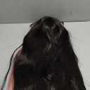 Swiking Black and Pink Long Straight Wig for Women with Bangs Synthetic Hair Heat Resistant Fiber Wig Natural Looking Halloween Party Cosplay Wig