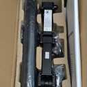 Amazon Basics Single Computer Monitor Stand with Cable Management, Height Adjustable VESA Desk Arm Mount, Fully Adjustable Tilt and Rotation, Steel, Black, Fits 13-30" Screens