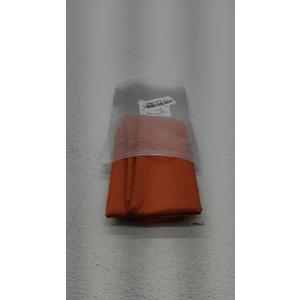 MIULEE Pack of 2 Decorative Outdoor Solid Waterproof Throw Pillow Covers Faux Linen Garden Farmhouse Cushion Cases for Patio Tent Balcony Couch Sofa 12x12 inch Orange