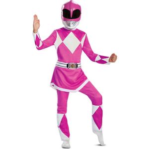 Disguise Power Rangers Pink Ranger Costume, Officially Licensed Power Rangers Costume for Girls, Small (4-6Y)