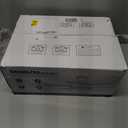 Hounberi Ceiling Fans with Lights,Modern Low Profile Ceiling Fan with Remote Control,5 DualSided Blades,Reversible DC Motor,40" Black Small Flush Mount Ceiling Fan for Bedroom Indoor/Outdoor Use