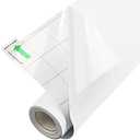 FEOMOS White Total Blackout Window Film, Static Cling Blackout Window Clings, 100% Light Blocking Film, Room Darkening Window Cover for Privacy Day Sleep Sun Blocking 23.6x118 inches