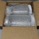 Wide Mouth Mason Jars 32 oz  2 Pack Quart Size Jars with Airtight Lids and Bands & White Plastic Lid, Ideal for Meal Prep, Canning, Fermenting and DIY Projects, Microwave & Dishwasher Safe.