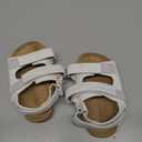Amazon Essentials Girls and Toddlers' Cork Sandals (White, 6)