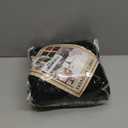 MIFXIN Velvet Wingback Side Chair Covers Slipcover Stretch Washable Sloping Armchair Accent Chair Protector Seat Cover for Dining Room Banquet Home Decor (2 Pack, Black)