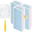 30 Pack Duster Refills Compatible with Swiffer Duster, Heavy Duty Multi Surface Duster Replacement with 1 Extra Handle for Cleaning Furniture, Blinds, Ceiling Fans and Car