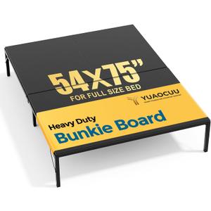Bunkie Board Full Size(54x75) - Heavy Duty Anti-Sag Low Profile Bed Boards