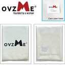 OVZME 4 Panels Recycle Voile Sheer Curtains 84 Inches Long for Living Room Window, Total 168" Width by 84" Length Rod Pocket Window Treatments for Bedroom, Each 42x84 Inches, Beige