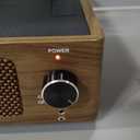 Vinyl Record Player with Speakers Vintage Turntable Vinyls Records Belt-Driven Turntables Support 3-Speed Wireless Playback Headphone AUX RCA Line LP Vinyl Players for Sound Enjoyment Retro Wood Cyan