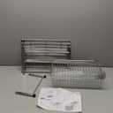 Simple Houseware Stackable 2 Tier Sliding Basket Organizer Drawer, Chrome