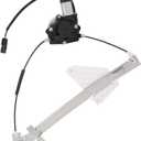 Rear Left Driver Side Power Window Regulator with Motor Compatible with 2001-2004 Jeep Grand Cherokee, Replace OE 741-374