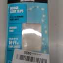 VELCRO Brand Indoor Light Clips for Hanging Fairy Lights and Twinkle Lights, Adhesive Transparent Wall Clips That Blend into Your Decor, Damage Free and Removable, Small 24 Pack