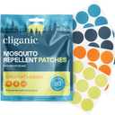 Cliganic Mosquito Repellent Stickers (90 Pack) - Patches for Kids & Adults, Natural DEET-Free, Citronella Essential Oil Infused
