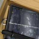 ZPSHYD Solar Battery Box for LED String Lights, Outdoor String Lights Control Panel with DC Charging 8 Remote Control Modes Pack Powered Lithium Panel Light w/Remote Control (3V)