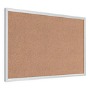 U Brands Cork Bulletin Board, 18" x 24" Inches, Light Birch Frame (265U00-01)