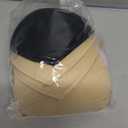 Bra Pads Inserts 4 Pairs Sewn Edges Breast Padding for Sports Bras Swimsuits Bikini B
