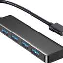 USB 3.0 Hub, VIENON 4-Port USB Hub USB Splitter USB Expander for Laptop, Xbox, Flash Drive, HDD, Console, Printer, Camera,Keyborad, Mouse(Not for Charging)