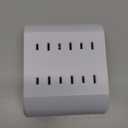 2-Prong 6-Outlet Extender, Multi Plug Outlet with 6 Electrical Outlets Adapter, Quick and Easy Install, Home Essentials, ETL Listed, 125V, 15A, Max 1875W, White