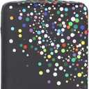 Washable Luggage Cover - Fashion Suitcase Protector Fits 23-26 Inch Luggage (Color Dots, M)