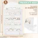 DoubleFill 5 Tier Wooden Earring Display for Vendor Arch Jewelry Display Stand Rack with Adjustable Height for Retail Selling