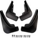 Crosselec 4Pcs Car Black Mud Flaps Mudguard Fender Accessories for Dodge Charger 2015+ (SXT ONLY)