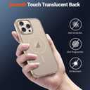 SUPFINE Magnetic for iPhone 12 Pro Max Case(Compatible with MagSafe)(Military Grade Drop Protection) Slim Translucent Matte Shockproof with Anti-Fingerprint Phone Case,Desert Gold