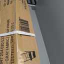 Flash Furniture Hercules Series Metal Folding Chairs with Cushioned Seat, Fabric Upholstered Event Chairs with 300-lb. Static Weight Capacity, Set of 4, Gray