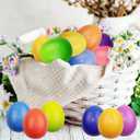 Jofan 24 Pack Easter Eggs Colorful Slow Rising Squishy Toys for Kids Girls Boys Easter Basket Stuffers Gifts Party Favors