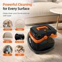 Steam Carpet cleaner & Upholstery cleaner machine with 2.2L+1L Dual Tank – 600W/19KPa power Suction, Spot Cleaner for Rugs, couch,Pet Odors, Heated Water & Accessories, Ideal for Labor Day.