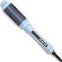 Farery Thermal Brush - Non-Blowing Design, Adjustable Temp & 1.5 Inch Barrel for Faster Smoother Styling Dual Voltage Travel Ready, Anti-Tangle Bristles, Blue