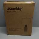 25" Modern 3-Way Dimmable Touch Control with USB A+C Ceramic Lamps Set of 2 Table Lamp for Living Room Bedroom Farmhouse Nightstand Bedside Lamps (White-Washed)