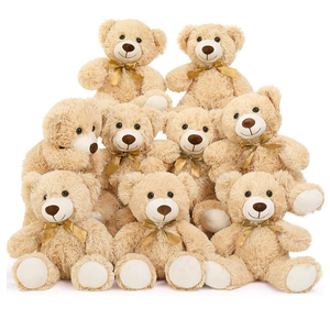 MaoGoLan 9 Pack Teddy Bears Bulk for Baby Shower, 14" Small Teddy Bear Plush Toy, Cute Stuffed Bears Bulk for Kids Girlfriend, Wholesale Small Bear for Wedding,Birthday,Christmas, Party Decorations